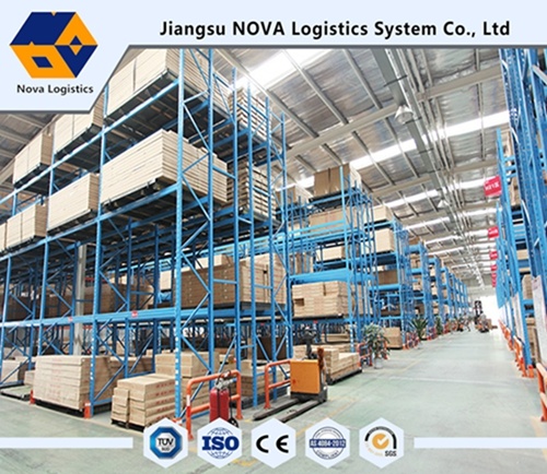 Pallet Racking Bekas Tugas Berat Disesuaikan dengan Sertifikat CE