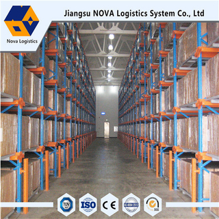 Lapisan bubuk drive kepadatan tinggi dalam sistem rak palet dari Nova Logistics